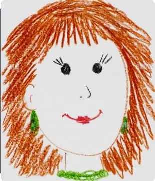 Child’s drawing — Alisia, age 4, sample for analysis